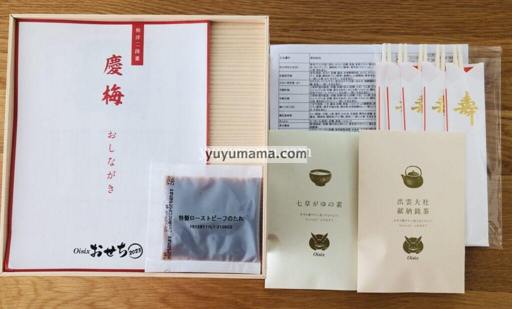 同封されたいたもの