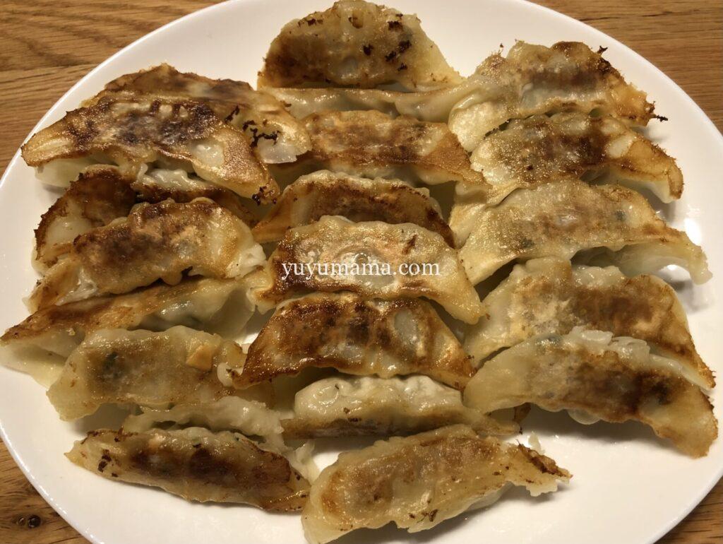 餃子できあがり