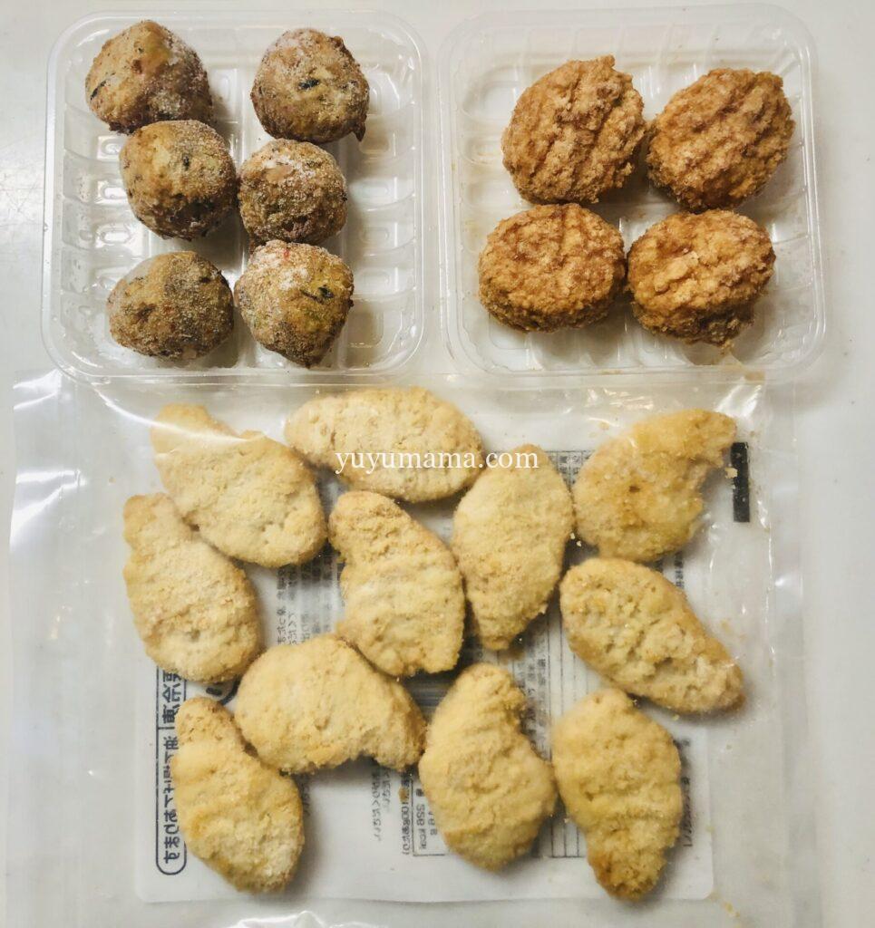 3種のおかず