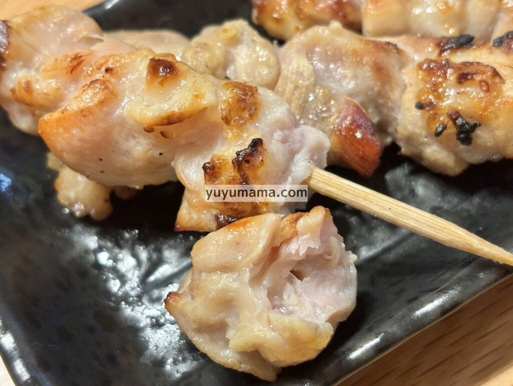 焼き鳥の断面