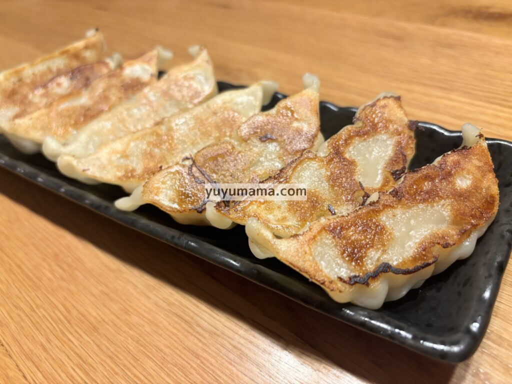 焼いた餃子