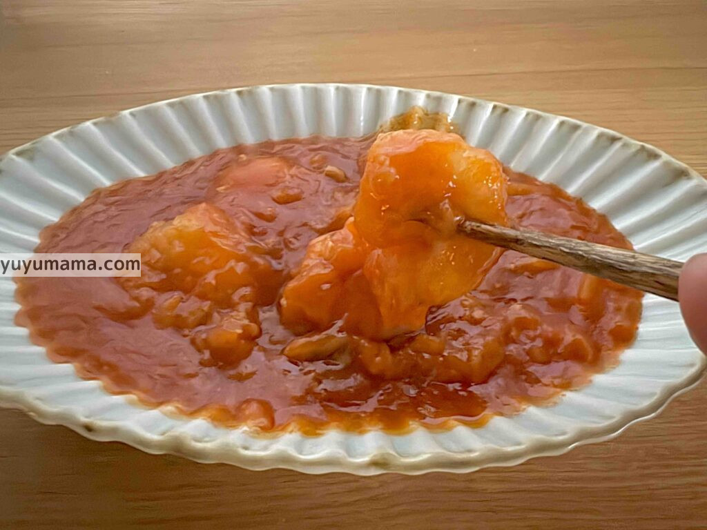 エビチリ調理後